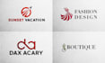 do flat, minimal, minimalist logo design creator