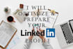 create and optimize your linkedin profile