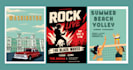 make a vintage or retro poster with an amazing design
