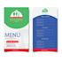 design a simple restaurant unique menu