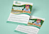 create a business flyer design or postcard design