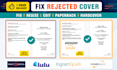 resize your cover for amazon kdp, ingramspark, lulu, barnes and noble