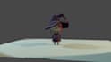 create a 3d low poly model