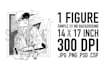 draw half body character in comic book style