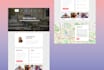 design a unique landing page website