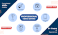 do professional video editing in 24 hours