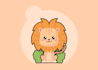 make a cute geometrical style illustration for you