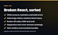 fix react, next js and javascript bugs and errors fast