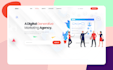 do single section and full home page PSD figma xd design