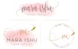 design beautiful , gorgeous and watercolor saloon logo