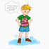 create children book and funy ilustration