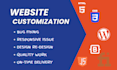 customize bug fix in any HTML, wordpress website