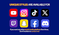 make animated youtube subscribe and social media lower thirds