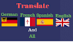 translate french german spanish and english
