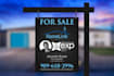 design creative real estate yard sign