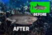 remove green screen background from videos and photos