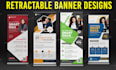 design professional roll up banner, pull up or signage