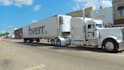 make logistic truck video stock footage video