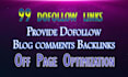 do 99 blog comment backlinks off page SEO