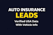 provide exclusive auto insurance leads with vehicle data USA