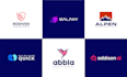 modern clean logo design