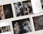 design modern minimalist photobook for wedding and events