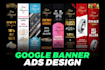 design creative banner ads for google adwords