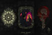 create a grim and dark art illustration with my style