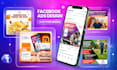 design facebook ad creative, meta ads, instagram post and carousel design