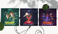 create your cover album with digital collage style