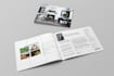 design a modern real estate magazine