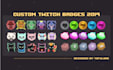 designs cute twitch emotes and sub bit loyalty badges