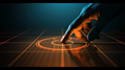 make 3 hologram,futuristic,hud 3d logo intro animation