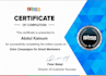 setup, create email template in zoho campaigns