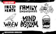 design hand drawn logo in 90s skate punk style