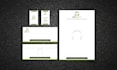 design professional business card, letterhead, and envelope