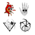 draw skull head or skeleton illustration for you