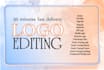 do logo editing and deliver fast