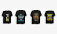 do custom t shirt design and typography t shirt design