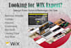 create professional wix website