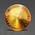 design realistic gold coin with your logo