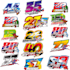 create racing number design with the mascot