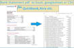convert bank statement pdf to excel for bookkeeping and quickbooks