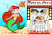 draw cute children comic cartoon in this style