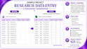 do data entry, excel data entry, web research and PDF conversion