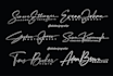 design signature, handwritten, scripted, photography logo