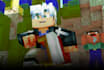 design a high quality minecraft thumbnail and wallpapers