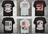 do political, patriotic, retro flag  and trump t shirt design