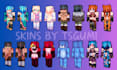 make you a custom high quality minecraft skin