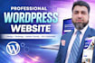 create non profit website or nonprofit wordpress website development charity